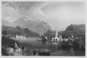 Lago di Como, dal quadro nella Galleria Vernon da Stanfield