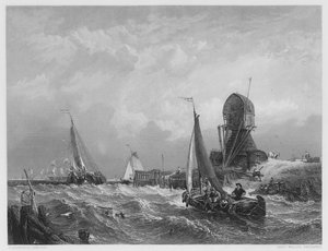 Lo Schelda, Isola di Texel, dal quadro nella Galleria Vernon