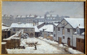 I sobborghi di Parigi sotto la neve