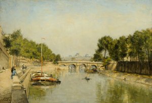 Le rive della Senna in primavera da Stanislas Victor Edouard Lepine