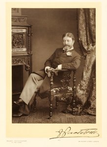 Sir Francesco Paolo Tosti (1847-1916), compositore di canzoni, ritratto fotografico da Stanislaus Walery