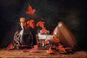 Natura morta autunnale in stile vintage da Stanislav Aristov