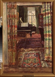 Interno con un pianoforte a coda da Stanislav Joulianovitch Joukovski