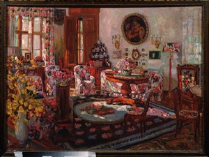 Interno del maniero Brasovo da Stanislav Joulianovitch Joukovski