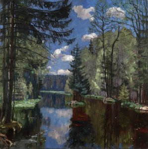 Lago nella foresta, 1934 da Stanislav Julianovic Zukovskij