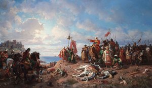 La morte del re Ladislao III a Varna da Stanislav Khlebovsky