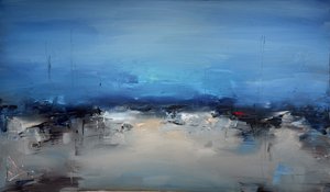 Paesaggio blu malinconico da Stanislav Lazarov
