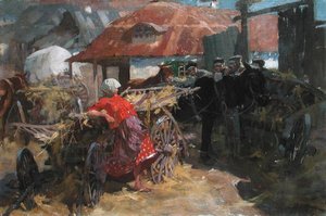 Flirt al mercato da Stanislaw Bohusz Sistrzencewicz