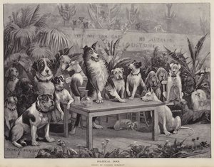 Cani Politici (litografia) da Stanley (after) Berkeley
