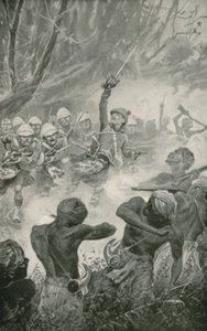 La carica degli Highland alla battaglia di Amoaful da Stanley L. Wood