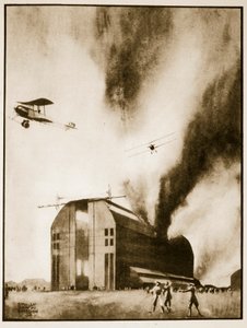 Il raid di Avro su Friedrichschafen, 21 novembre da Stanley Orton Bradshaw