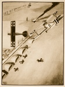 Il colonnello Bishop ottiene la sua V.C, illustrazione da 