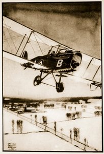 La R.A.F. aiuta a rompere lo sciopero dei trasporti da Stanley Orton Bradshaw
