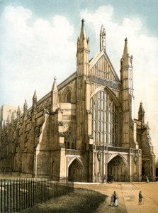 Cattedrale di Winchester, Hampshire, c1870 da Stannard and Son