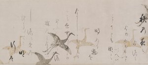 Antologia Imperiale, Kokinshu, periodo Momoyama, primi 1600 da Sôtatsu
