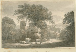 Chiesa di Aldridge: incisione, nd [1762-1802] da Stebbing Shaw