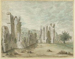 Abbazia di Croxden: acquerello