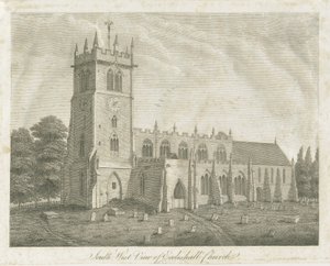 Chiesa di Eccleshall da Stebbing Shaw
