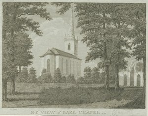 Cappella di Great Barr (incisione) da Stebbing Shaw