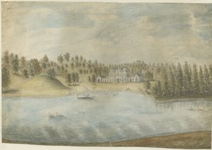 Himley Hall: acquerello da Stebbing Shaw