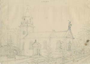 Chiesa di Patshull da Stebbing Shaw