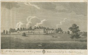 Penn Hall: incisione