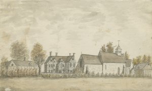 Pipe Ridware - Chiesa e Manor House da Stebbing Shaw