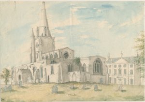 Chiesa di Uttoxeter [Vecchia] da Stebbing Shaw