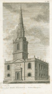 Wolverhampton - Chiesa di San Giovanni: incisione, nd [c 1798] da Stebbing Shaw