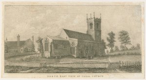 Chiesa di Yoxall: incisione