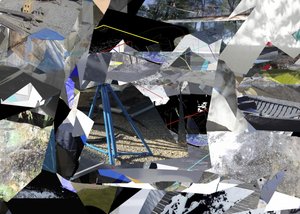 Collage urbano geometrico