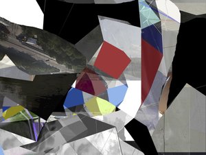 Collage astratto moderno