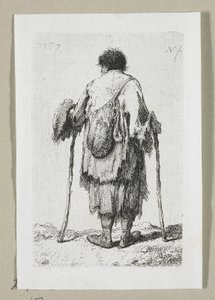 Mendicante visto da dietro da Stefan Juliusz Norblin de la Gourdaine