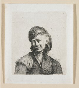 Busto di un cosacco da Stefan Juliusz Norblin de la Gourdaine