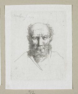 Testa di vecchio da Stefan Juliusz Norblin de la Gourdaine