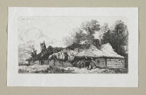 Paesaggio con fattoria polacca da Stefan Juliusz Norblin de la Gourdaine