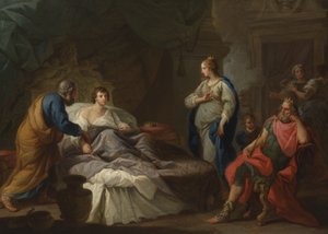 Antioco brama Stratonice, c.1740 da Stefano Pozzi