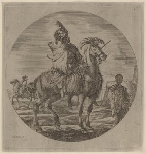 Un cavaliere nero da Stefano della Bella