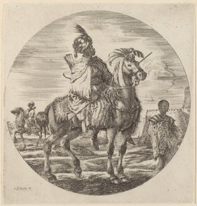 Un cavaliere nero da Stefano della Bella