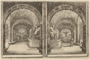 Una Grotta Vista da Due Punti di Vista Diversi, probabilmente 1653