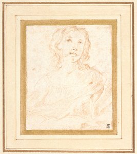 Una giovane donna, mezzo busto da Stefano della Bella
