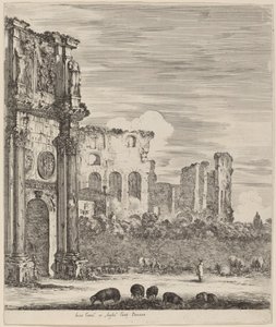 Arco di Costantino da Stefano della Bella
