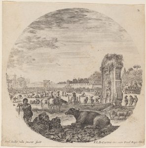 Campo Vaccino, 1646 da Stefano della Bella