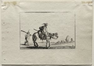 Capricci:  Soldato a cavallo e soldato a piedi da Stefano della Bella