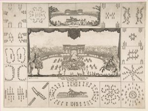 Carosello a Firenze per il matrimonio del Granduca Ferdinando II, 1637 da Stefano della Bella