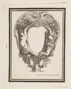 Cartiglio con anatra e ninfe, 1647 da Stefano della Bella
