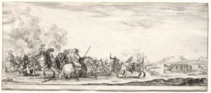 Scaramuccia di cavalleria da Stefano della Bella