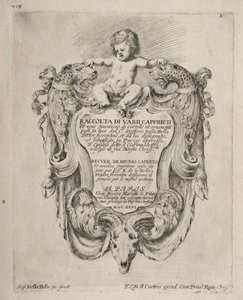 Collezione di vari capricci e nuovi disegni di cartigli e ornamenti da Stefano della Bella