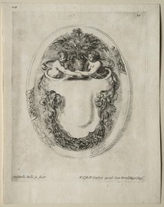 Collezione di vari capricci e nuovi disegni di cartigli e ornamenti: No 10