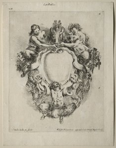 Collezione di Vari Capricci e Nuovi Disegni di Cartouches e Ornamenti: No 11 da Stefano della Bella